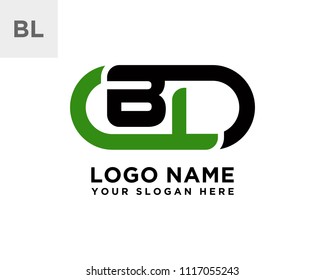 BL initial logo template vexctor