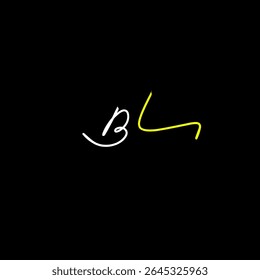 BL initial signature vector logo