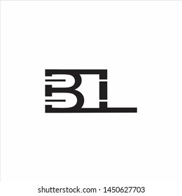 Bl Intial Logo Capital Letters Stock Vector (Royalty Free) 1450627703 ...