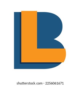 BL LB 2 letter logo template