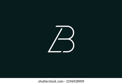 BL or LB Abstract initial monogram letter alphabet logo