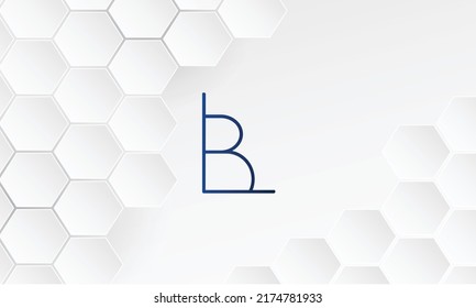 BL, LB Abstract Letters Logo Monogram