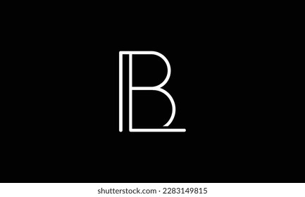 BL, LB, Abstract Letters Logo Monogram