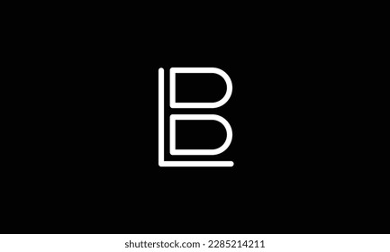 BL, LB, Abstract Letters Logo Monogram