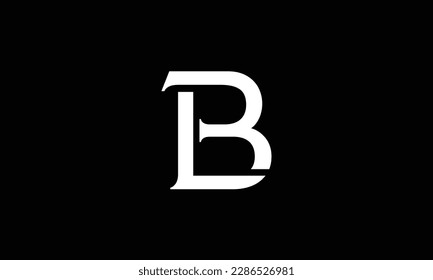 BL, LB, Abstract Letters Logo Monogram