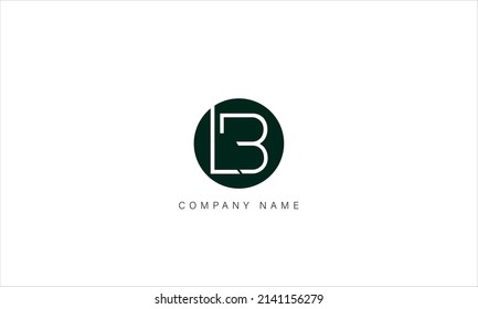 BL, LB alphabet letters logo monogram