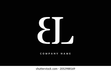 BL, LB Alphabets Letters Logo Monogram