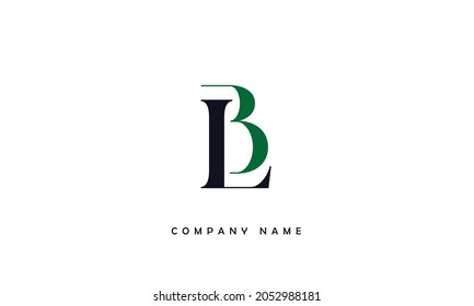 BL, LB Alphabets Letters Logo Monogram