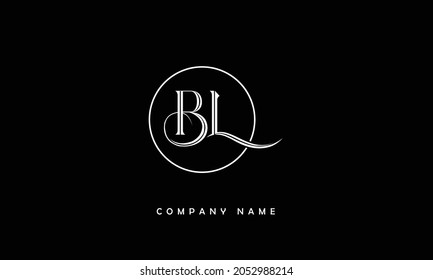 BL, LB Alphabets Letters Logo Monogram