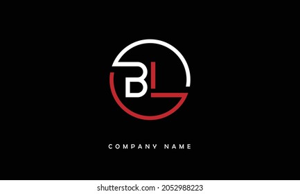 BL, LB Alphabets Letters Logo Monogram