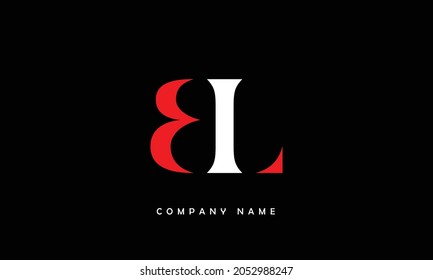 BL, LB Alphabets Letters Logo Monogram