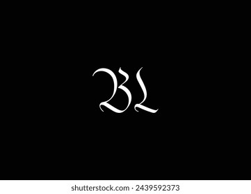 BL, LB Alphabets Letters Logo Monogram