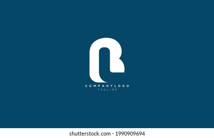 BL LB B AND L Abstract initial monogram letter alphabet logo design