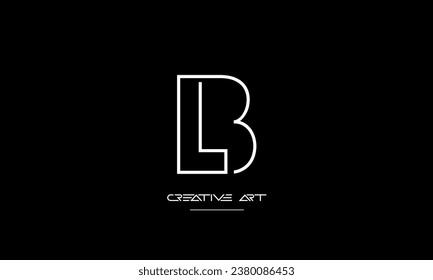 BL, LB, B, L abstrakte Buchstaben Logo-Monogramm