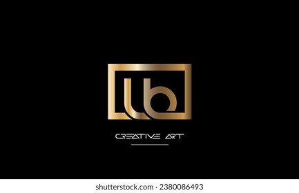 BL, LB, B, L abstract letters logo monogram