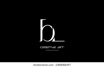 BL, LB, B, L abstrakte Buchstaben Logo-Monogramm