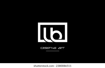 BL, LB, B, L abstrakte Buchstaben Logo-Monogramm