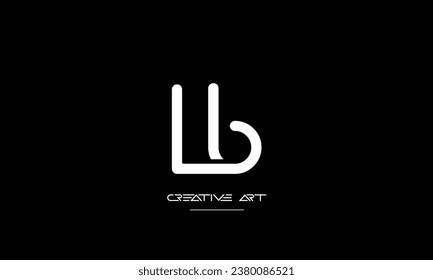 BL, LB, B, L abstract letters logo monogram