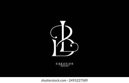 BL, LB, B, L, Abstract Letters Logo Monogram