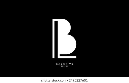 BL, LB, B, L, Abstract Letters Logo Monogram