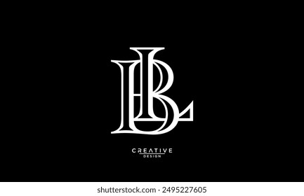 BL, LB, B, L, Abstract Letters Logo Monogram