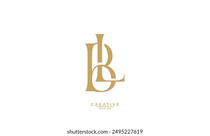 BL, LB, B, L, Abstract Letters Logo Monogram