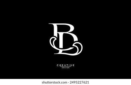 BL, LB, B, L, Abstract Letters Logo Monogram