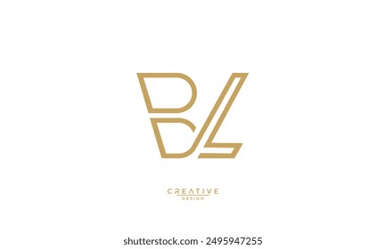 BL, LB, B, L, Abstract Letters Logo Monogram