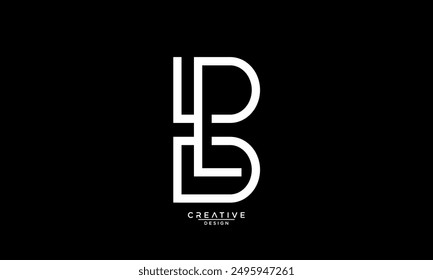 BL, LB, B, L, Abstract Letters Logo Monogram