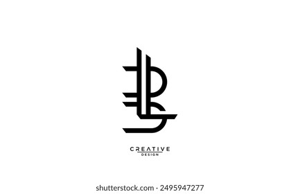 BL, LB, B, L, Abstract Letters Logo Monogram