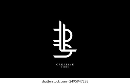 BL, LB, B, L, Abstract Letters Logo Monogram