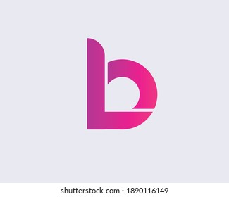 BL LB LETTER LOGO DESIGN VECTOR TEMPLATE