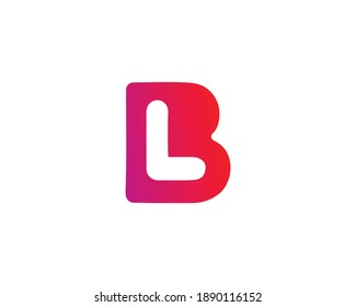 BL LB LETTER LOGO DESIGN VECTOR TEMPLATE