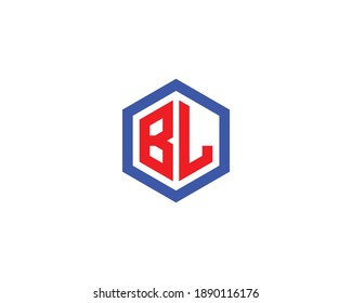 BL LB LETTER LOGO DESIGN VECTOR TEMPLATE
