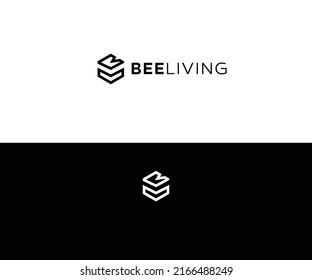 BL und LB Letter Logo Design Vektor Vorlage