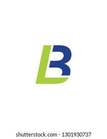 BL or LB Letter Logo Icon 002