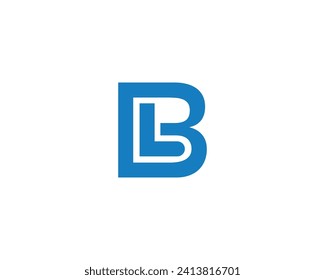 BL LB LOGO DESIGN VECTOR TEMPLATE