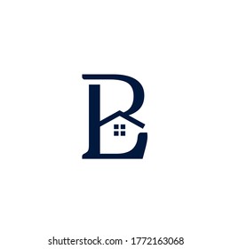 bl letter initials logo vector