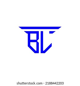 BL letter logo creative design with vector graphic