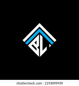 BL letter logo creative design with vector graphic, BL simple and modern logo.