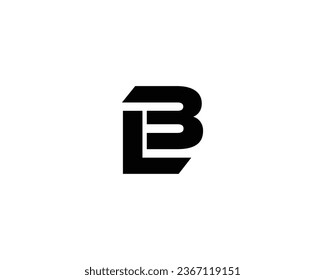 BL Letter Logo Design element