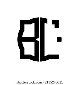 BL-Brief-Logo-Design auf weißem Hintergrund. BL Creative Initials Buchstaben Logo Konzept. BL-Buchstaben-Design.