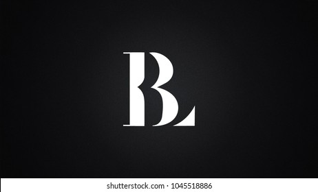 BL Letter Logo Design Template Vector