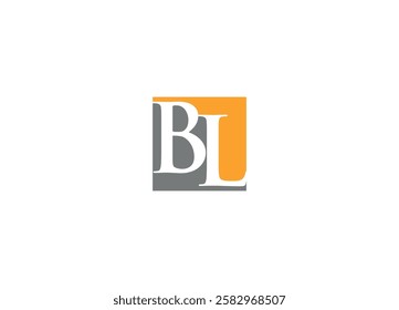 BL letter logo design with vector icon template