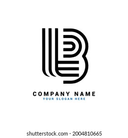 BL Letter logo, LB Letter logo