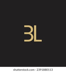 BL Letter Logo Monogram, B and L Monogram Design, BL Initials Letter,