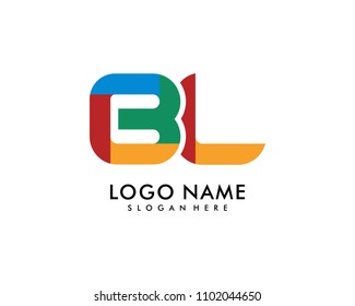 BL Letter Logo Template