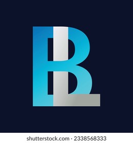 BL Letter Logo Template Illustration Design.