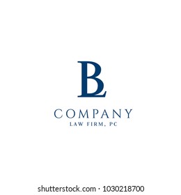 B,L letters business vector logo. Elegant line art logo design. Business sign, identity for Restaurant, Royalty, Boutique, Cafe, Hotel