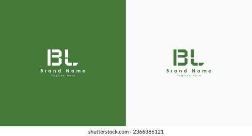 BL Letters Vector Logo Design